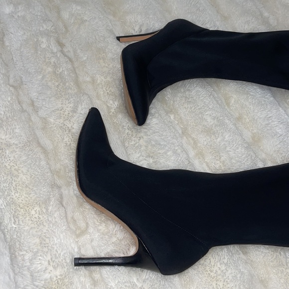 Halston Heritage Dani pointed-toe over thigh high boots - Picture 4 of 11